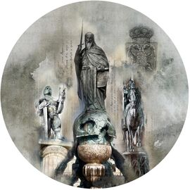 Moderna kružna slika - MKS-033 -ArtZona