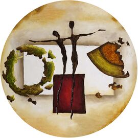 Moderna kružna slika - MKS-034 -ArtZona