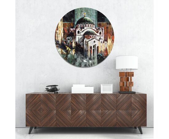 Moderna kružna slika - MKS-043 - ArtZona