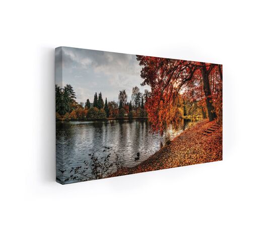 Pejzaž jesen na reci - PEJ-014 - ArtZona Pejzaž jesen na reci - PEJ-014 - ArtZona