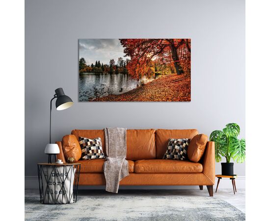 Pejzaž jesen na reci - PEJ-014 - ArtZona Pejzaž jesen na reci - PEJ-014 - ArtZona