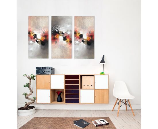 Apstrakcija - triptih - AP3-17- Art Zona